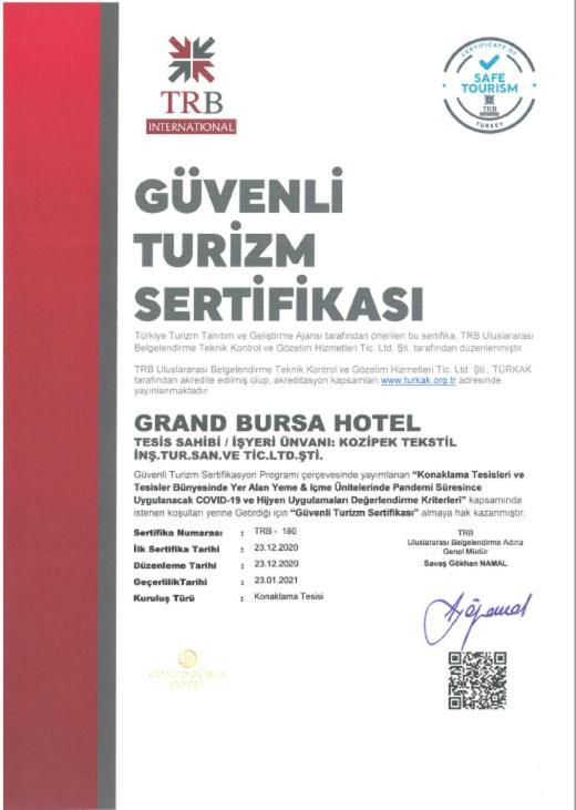 Grand Bursa Hotel Exterior foto